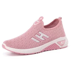 Megazoneoffers Women Fashion Fly Woven Breathable Casual Sneakers