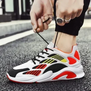 Megazoneoffers Men'S Casual Color Matching Breathable Sneakers