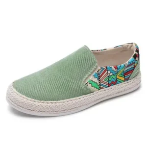 Megazoneoffers Men'S Fashion Espadrille Sole Canvas Shoes