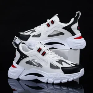 Megazoneoffers Men'S Casual Thick-Soled Color-Block Breathable Sneakers