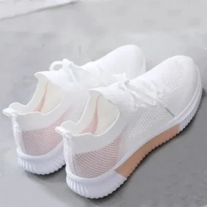 Megazoneoffers Women Fashion Color Blocking Breathable Sneakers