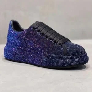 Megazoneoffers Night Star Rhinestone Platform Sneakers