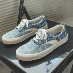 Megazoneoffers Vintage Breathable Printed Canvas Shoes