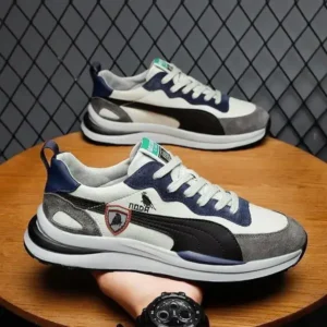 Megazoneoffers Men Casual Color Matching Breathable Sneakers