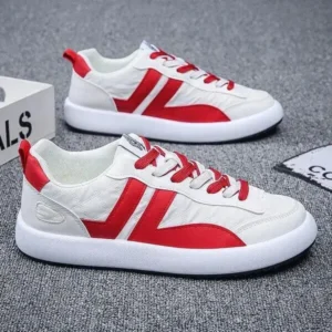 Megazoneoffers Men Fashion Color Matching Low Top Shoes