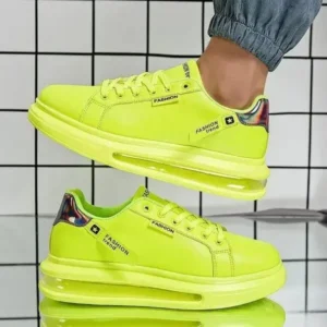 Megazoneoffers Men Fashion Candy Color Air Cushion Sneakers