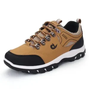 Megazoneoffers Men'S Fashion Round Toe Low Top Large Size Casual Mountaineering Sneakers