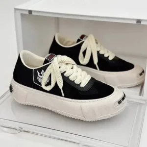 Megazoneoffers Men Fashion Color-Block Thick-Soled Breathable Sneakers