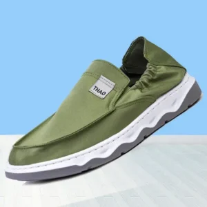 Megazoneoffers Men Fashion Breathable Canvas Shoes