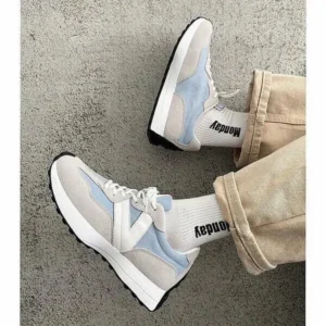 Megazoneoffers Men Fashion Low Top Denim Sneakers