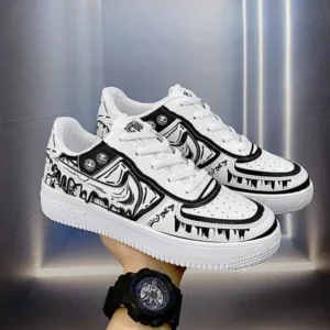 Megazoneoffers Men Fashion Graffiti Breathable Sneakers