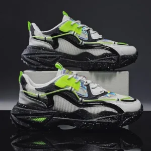 Megazoneoffers Men Fashion Mesh Breathable Running Sneakers