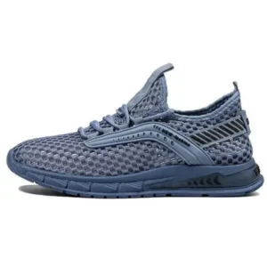 Megazoneoffers Men Casual Breathable Hollow Mesh Soft Sole Sports Shoes