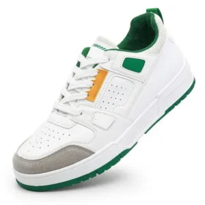 Megazoneoffers Men Casual Low Top Breathable Pu Sports Shoes