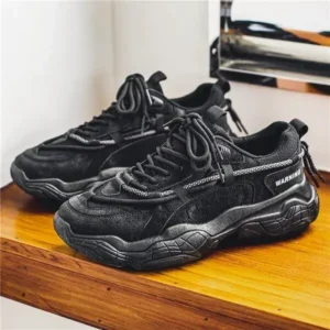 Megazoneoffers Men'S Fashion Breathable Thick Sole Low Top Sneakers