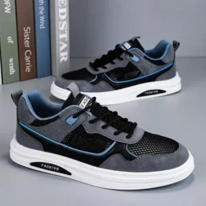 Megazoneoffers Men'S Fashion Hollow Mesh Breathable Sneakers