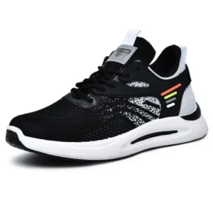 Megazoneoffers Men'S Casual Breathable Color Block Low Top Sneakers