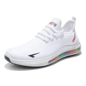 Megazoneoffers Men'S Casual Rainbow Bottom Air Cushion Running Sneakers