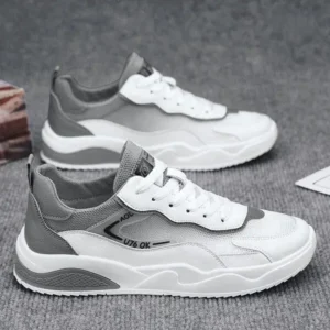 Megazoneoffers Men'S Casual Breathable Color Block Mesh Sneakers