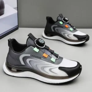 Megazoneoffers Men'S Casual Color Matching Soft Sole Shock-Absorbing Running Sneakers