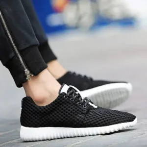 Megazoneoffers Men Fashion Breathable Mesh Lightweight Sneakers