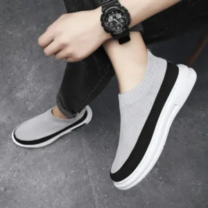 Megazoneoffers Men Fashion Breathable Lightweight Platform Shoes