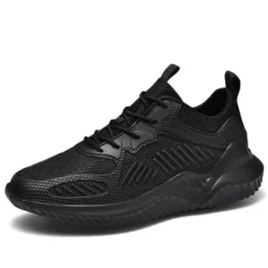 Megazoneoffers Men Fashion Breathable Mesh Thick Sole Plus Size Sneakers